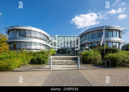 Deutschland, Wuelfrath, Bergisches Land, Niederbergisches Land, Niederberg, Rheinland, Nordrhein-Westfalen, NRW, Verwaltungsgebäude Rheinkalk, Lhoist Stockfoto