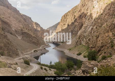 Mijgon-See in Haft Kul im Fann-Gebirge, Tadschikistan Stockfoto