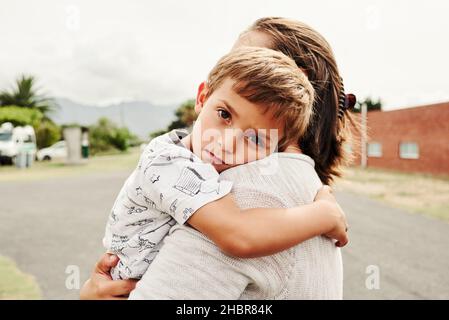 Einfach unvergleichlich... die Liebe einer Mutter Stockfoto