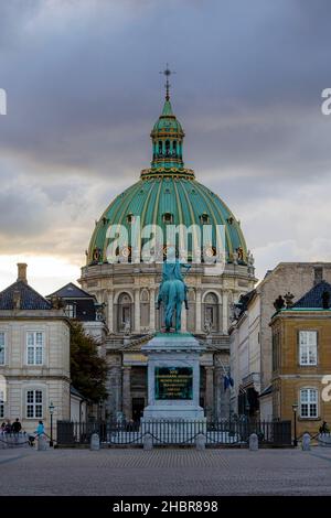 Schöne Landschaften von Europa, Kirche in Dänemark Stockfoto