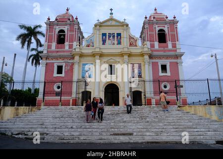 Nicaragua Leon - Kalvarienkirche - Sweet Name of Jesus - Iglesia El Calvario Stockfoto