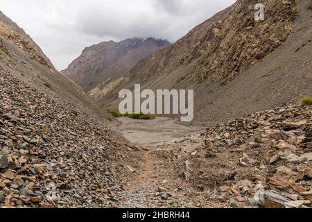 Jizev Jisev oder Jizeu-Tal im Pamirgebirge, Tadschikistan Stockfoto