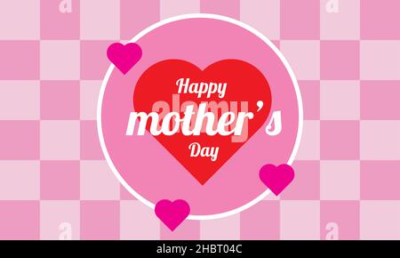 Happy Mother's Day Vektor-Design. eps 10 Stock Vektor