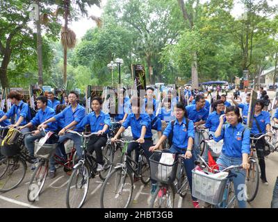 2010s Vietnam: USAID unterstützt den Internationalen Tag der Biologischen Vielfalt in Hanoi ca. 21 Mai 2013 Stockfoto