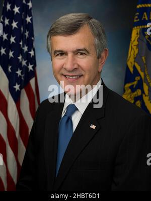 Offizielles Senatfoto des Senators der Vereinigten Staaten, fmr. Minister für Landwirtschaft und fmr. Mike Johanns, Gouverneur von Nebraska (R) Stockfoto