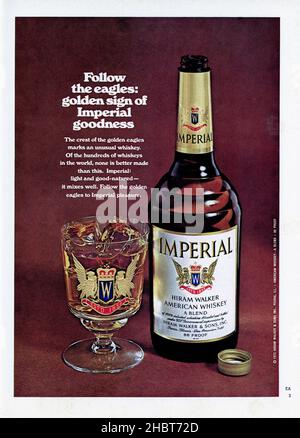 November 1973 Ausgabe 'Playboy' Magazine Werbung, USA Stockfoto