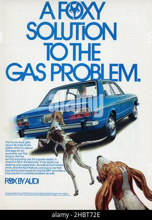 November 1973 Ausgabe 'Playboy' Magazine Werbung, USA Stockfoto
