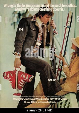 November 1973 Ausgabe 'Playboy' Magazine Werbung, USA Stockfoto