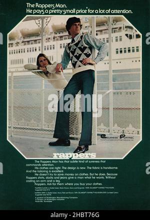 November 1973 Ausgabe 'Playboy' Magazine Werbung, USA Stockfoto