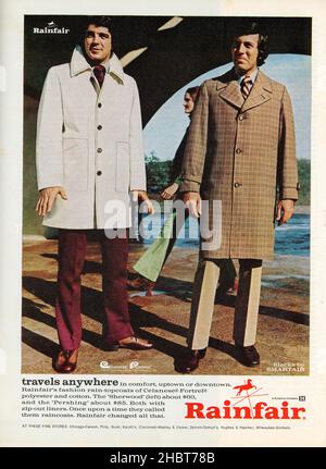 November 1973 Ausgabe 'Playboy' Magazine Werbung, USA Stockfoto