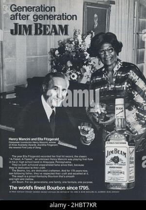 November 1973 Ausgabe 'Playboy' Magazine Werbung, USA Stockfoto