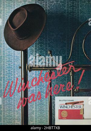 November 1973 Ausgabe 'Playboy' Magazine Werbung, USA Stockfoto
