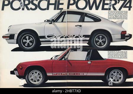 November 1973 Ausgabe 'Playboy' Magazine Werbung, USA Stockfoto