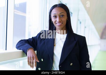 Ana Peleteiro, gesehen während der Silvestres des Jahres Preisverleihung im Vallermoso Stadion. (Foto von Atilano Garcia / SOPA Images/Sipa USA) Stockfoto