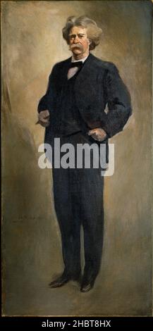 John White Alexander - Samuel L. Clemens (Mark Twain) (1912 oder 1913) Stockfoto