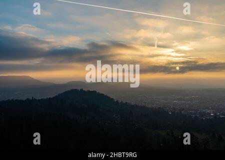 Blick vom Vulkan Florian Stockfoto