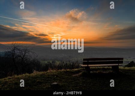 Blick vom Vulkan Florian Stockfoto