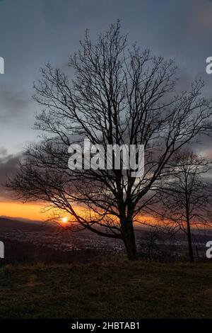 Blick vom Vulkan Florian Stockfoto