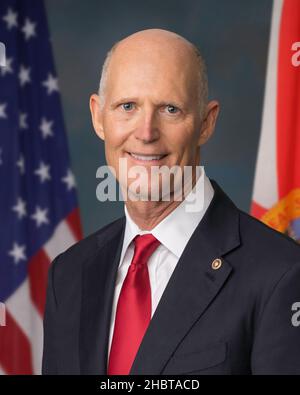 Offizielles Porträt von Senator Rick Scott (R-FL) ca. 11. Januar 2019 Stockfoto