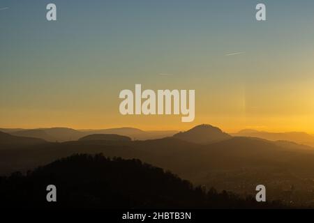 Blick vom Vulkan Florian Stockfoto