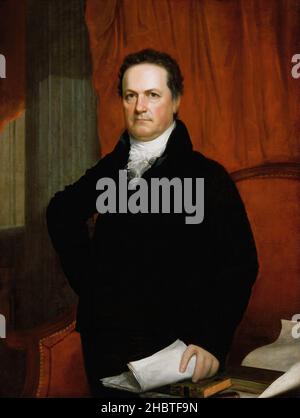 John Wesley Jarvis - Portrait von DeWitt Clinton (ca. 1816) Stockfoto