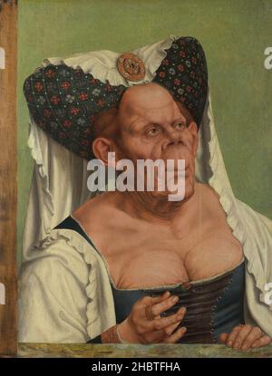 Eine alte Frau - 'die hässliche Herzogin' - 1513c. - Öl auf Holz di quercia 62,4 x 45,5 cm - Massys Quinten Stockfoto