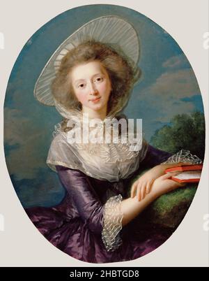 Élisabeth Louise Vigée Le Brun - die Vicomtesse de Vaudreuil Stockfoto