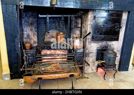 Küche von Culzean Castle - Maybole in Ayrshire Scotland, Vereinigtes Königreich. 22nd vom Juli 2021 Stockfoto