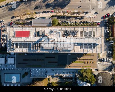 Luftaufnahme des Macedonia Palace Hotel in Thessaloniki, Griechenland Stockfoto