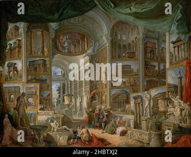 Giovanni Paolo Panini (Italienisch, Piacenza 1691-1765 Rom) - Das Antike Rom Stockfoto