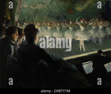 Everett Shinn - das weiße Ballett Stockfoto