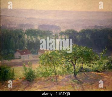 Am späten Nachmittag, Giverny - 1905 13 - Öl auf Leinwand 60,3 x 73 cm - Rose Guy Stockfoto