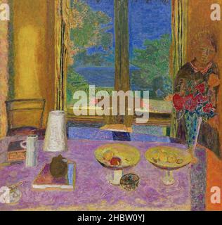 Esszimmer im Garten - 1934 35 - Öl auf Leinwand 127 x 135,3 cm - Bonnard Pierre Stockfoto