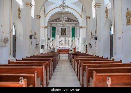 Der Tempel oder die Pfarrei unserer Lieben Frau von Guadalupe ist das größte katholische Gebäude in der Stadt Altar, Sonora im Norden von Sonora, Mexiko. Katholische Kirche. © (© Foto: LuisGutierrez / NortePhoto.com) © El templo o parroquia de Nuestra Señora de Guadalupe es el Mayor edificio Católico de la Villa de Altar, Sonora ubicado en el norte de Sonora, México. Iglesia Católica.© (© Foto: LuisGutierrez/NortePhoto.com) © Stockfoto