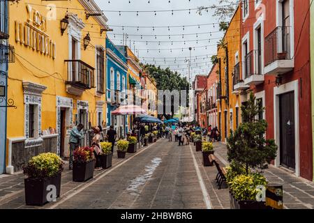 Traditionelle Märkte in der Stadt Puebla, Mexiko Stockfoto