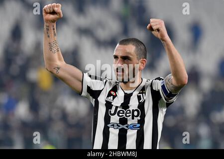 Turin, Italien. 21st Dez 2021. Leonardo Bonucci vom FC Juventus während des Spiels der Serie A 2020/21 zwischen dem FC Juventus und Cagliari Calcio im Allianz Stadium am 21. Dezember 2021 in Turin, Italien-Photo ReporterTorino Credit: Independent Photo Agency/Alamy Live News Stockfoto