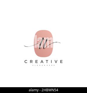 TT erste Handschrift minimalistische geometrische Logo Vorlage Vektor-Kunst, Logo für Business-Schönheit, Mode und andere Kunst Stock Vektor