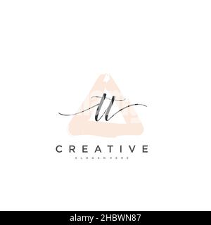 TT erste Handschrift minimalistische geometrische Logo Vorlage Vektor-Kunst, Logo für Business-Schönheit, Mode und andere Kunst Stock Vektor