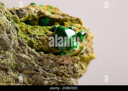 Mineral Probe Stein Gesteinsgeologie Edelstein Kristall Stockfoto