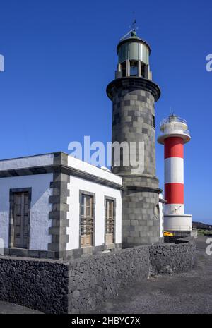 Leuchttürme von, Fuencaliente, La Palma, Spanien Stockfoto