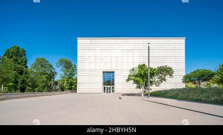 Das neue Bauhaus Museum Weimar, Weimar, Thüringen, Deutschland Stockfoto