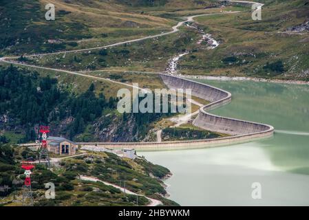 Panoramalandschaft des Tauernmoosees im Nationalpark hohe Tauern, Österreich Stockfoto