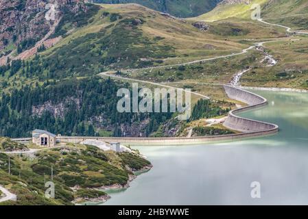 Panoramalandschaft des Tauernmoosees im Nationalpark hohe Tauern, Österreich Stockfoto