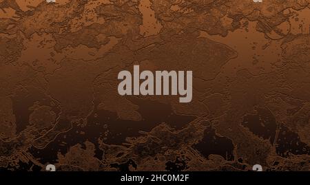 Industrial Metall Bronze alten Rost Metallplatte Hintergrund, vintage rostig Grunge Eisen Textur Hintergrund Stockfoto