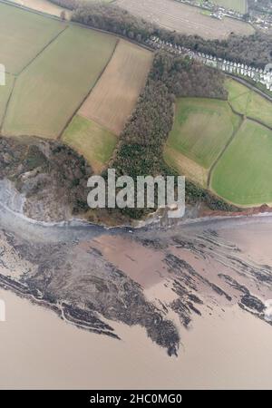 Jurassic Coast at Blue Anchor Bay, Somerset, England Stockfoto