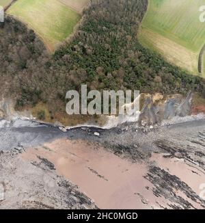 Jurassic Coast at Blue Anchor Bay, Somerset, England Stockfoto