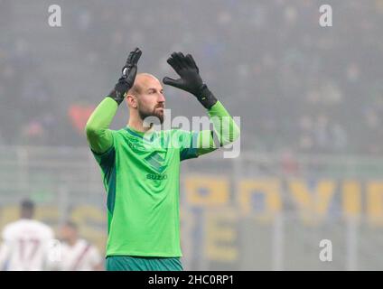 Vanja Milinkovic-Savic (FC Turin) während der italienischen Meisterschaft, Serie A Fußballspiel zwischen FC Internazionale und FC Turin am 22. Dezember 2021 im Giuseppe Meazza Stadion in Mailand, Italien - Foto Nderim Kaceli / DPPI Stockfoto