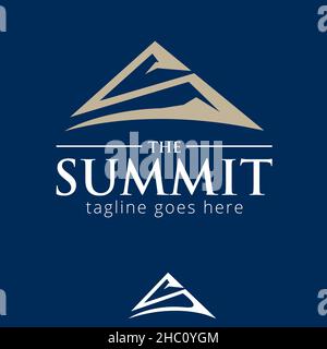 S Letter basiert auf dem Summit Symbol Vektor Konzept für Marke, Identität, Design-Element oder andere Zwecke. Stock Vektor