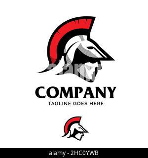 Vintage-Stil von Spartan Kopf Symbol Vektor für Marke, Identität, oder einen anderen Zweck. Stock Vektor