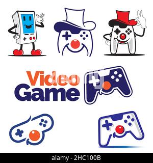Video Games Logosatz, Vektor Vol 1 Stock Vektor